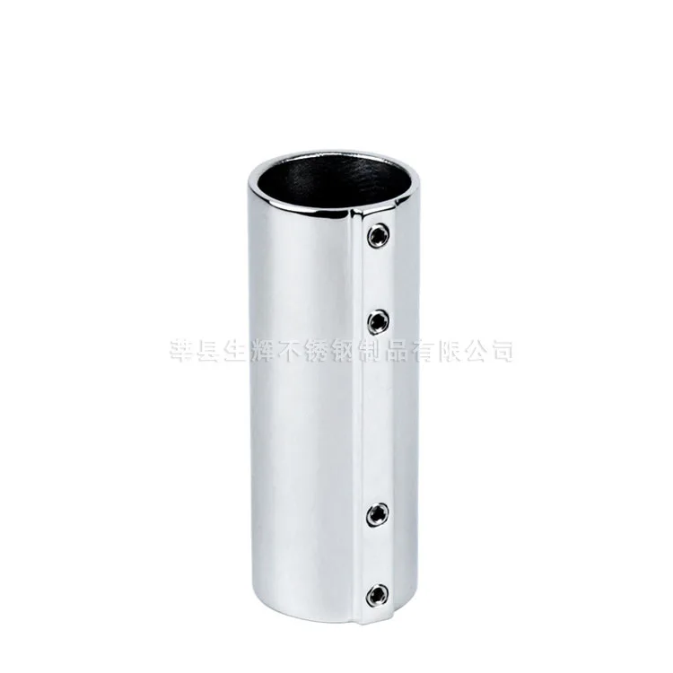 

Straight through, thickened 316 stainless steel marine bracket straight through, deck handrail railing connector,