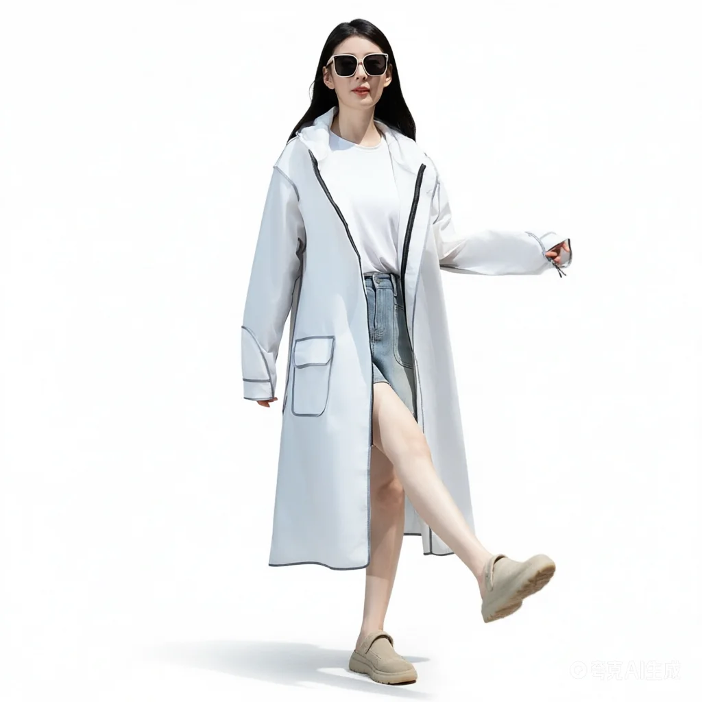Women Long Full Body Raincoat Waterproof Heavy Rain Protection For Electric Scooter One Piece Adult Thickened  Rain Poncho