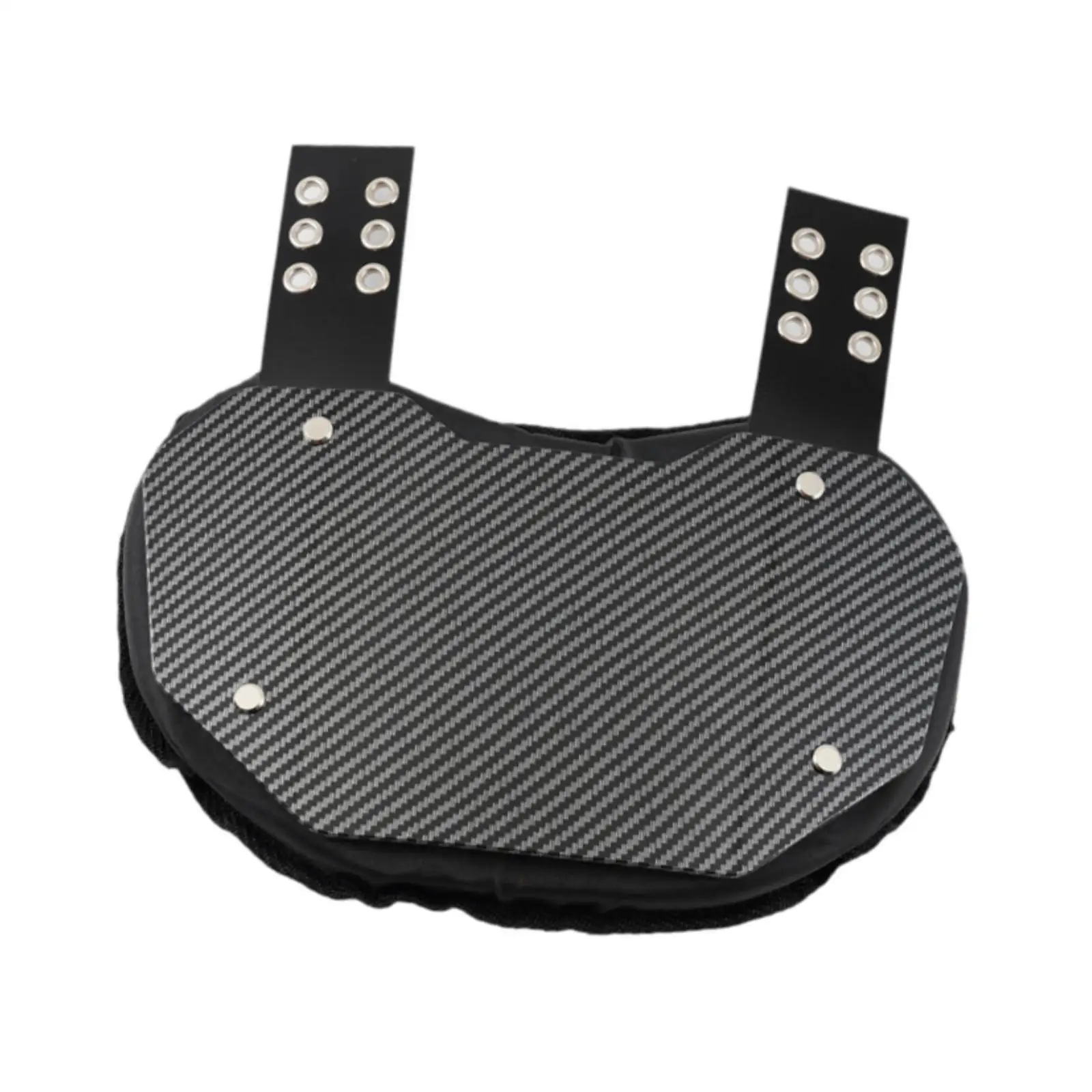 

Sports Back Bone Plate Rugby Back Pads Adjustable Strap Wearproof with Padding