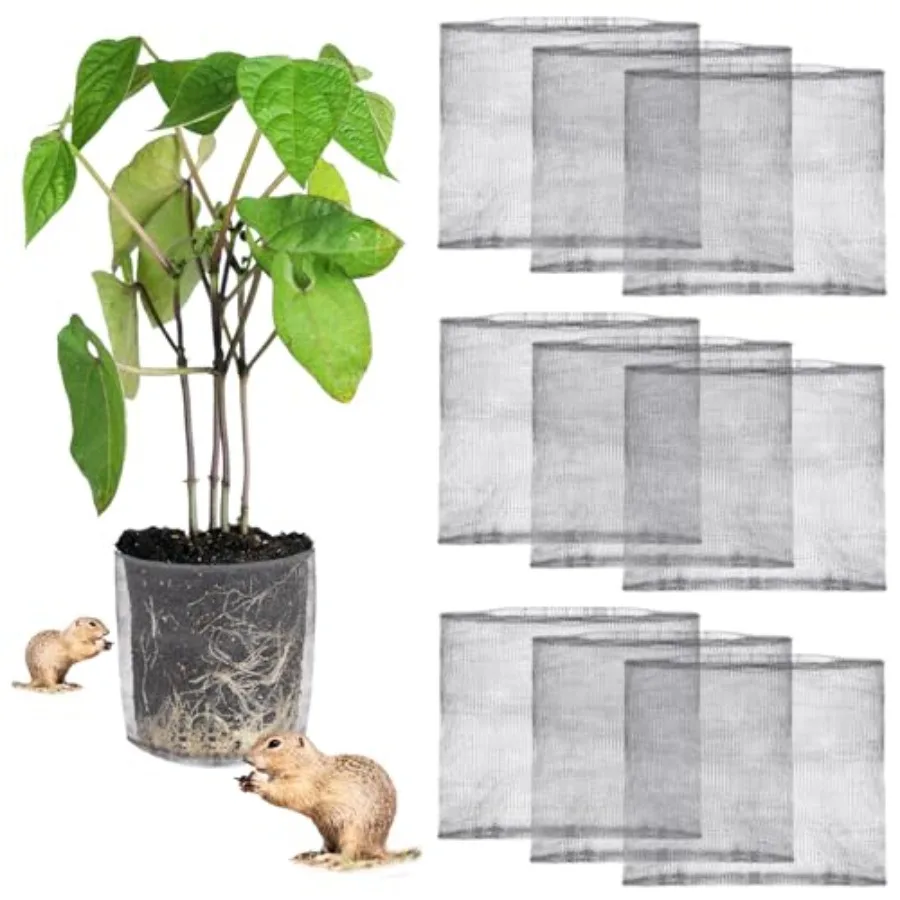

Pcs 15 Gallon Gopher and Vole Wire Baskets Stainless Steel Plant Root Protector Gopher Cages for Tree Flowers Vegetables Garden