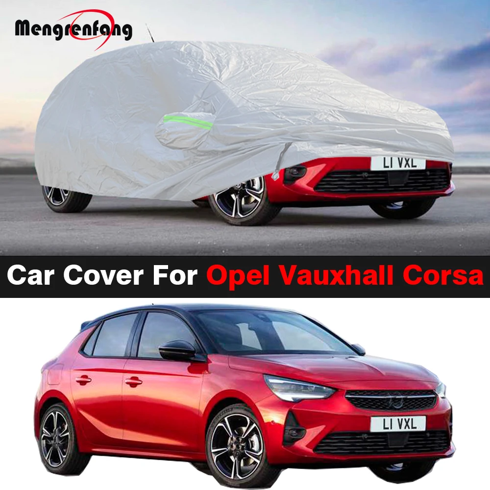 Car Cover Windproof Auto Anti-UV Sun Proof Rain Snow Scratch Prevent Cover For Opel Vauxhall Corsa 1982-2025