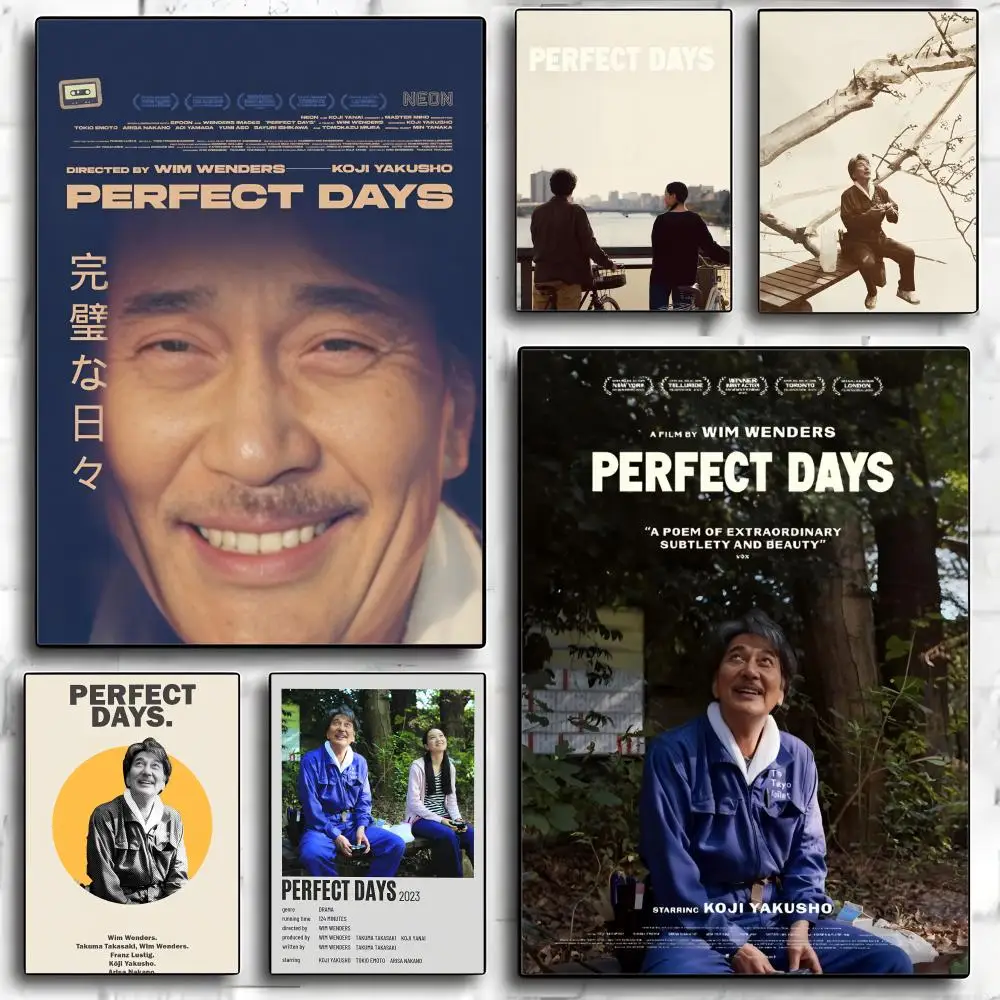 The P-Perfect Days  Movie Poster Modern PP Paper Wall Art St