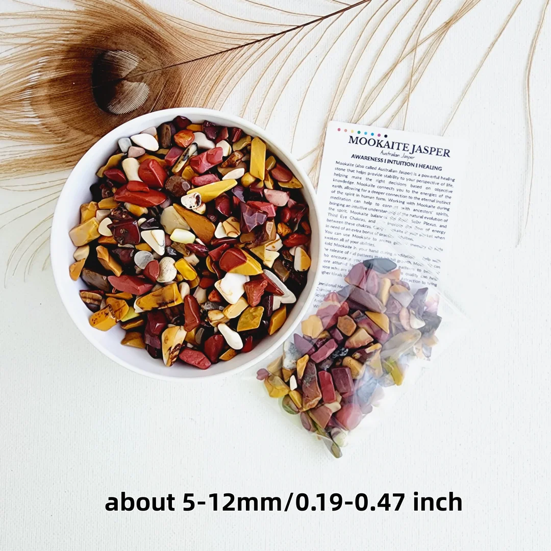 5-12 مللي متر رقائق كريستال Mookaite ، رقائق كريستال حجر الكوارتز Mookaite الطبيعي ، أحجار الزخرفية لأواني زهور خزان الأسماك ذاتية الصنع #2