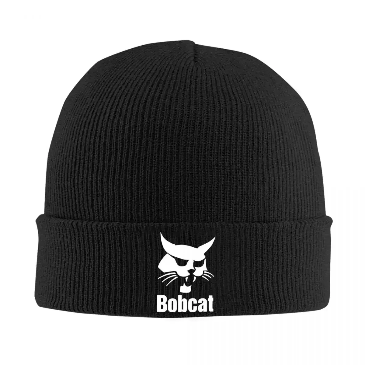 Bobcat Knitted Hat for Women Men Skullies Beanies Winter Hats Acrylic Retro Zomer Verstelbare Bobcat Zware Casual Melon Cap