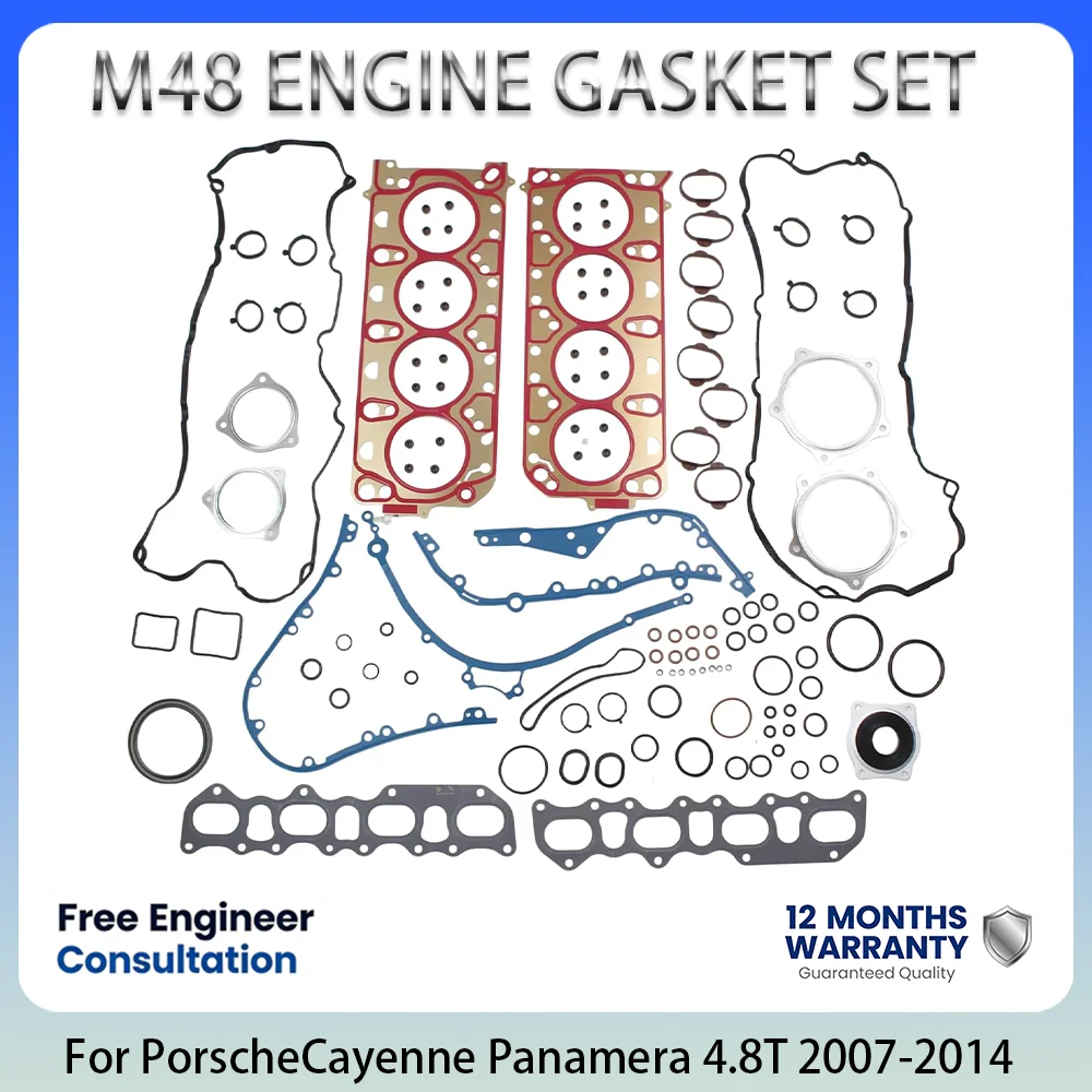 Kit de Junta do Cabeçote do Motor OE 94810417305 Para Porsche Cayenne 957 958 Panamera 970 GTS Turbo 4.8L 4.8 L T V8 M48 2007-2014