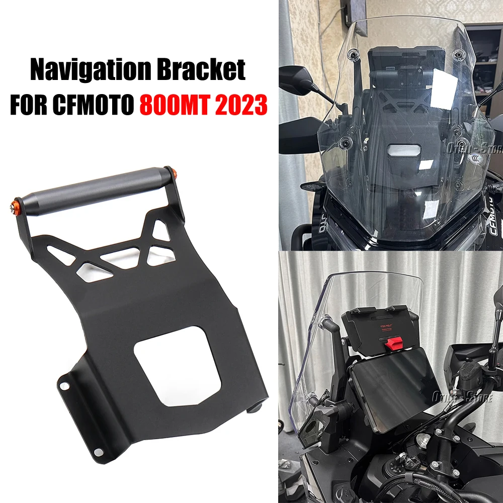 New For CFMOTO 800MT 800mt 800 MT 2023 Expansion Stand Crossbar 22mm Motorcycle Phone GPS Mount Navigation Bracket