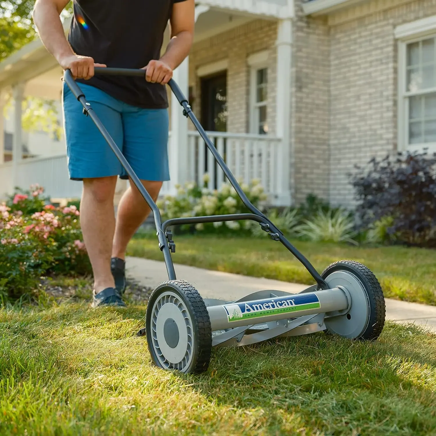 

Lawn Mower 18-Inch 5-Blade Reel Lawn Mower