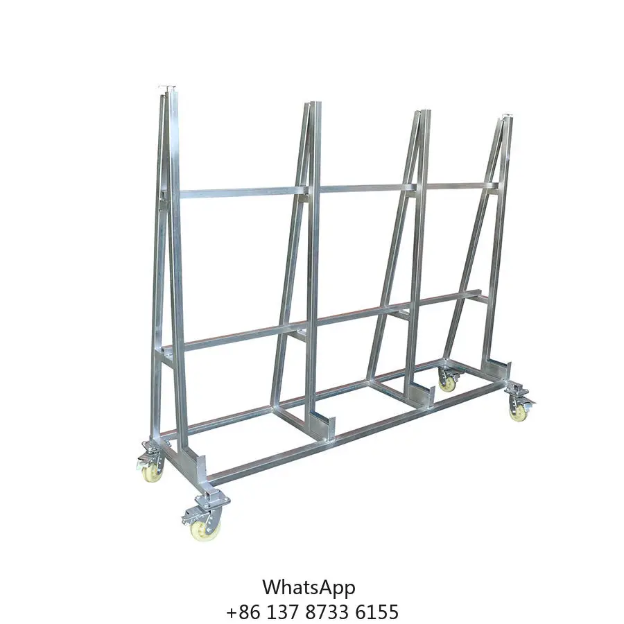 

Стальная тележка для вертикального хранения и транспортировки плит