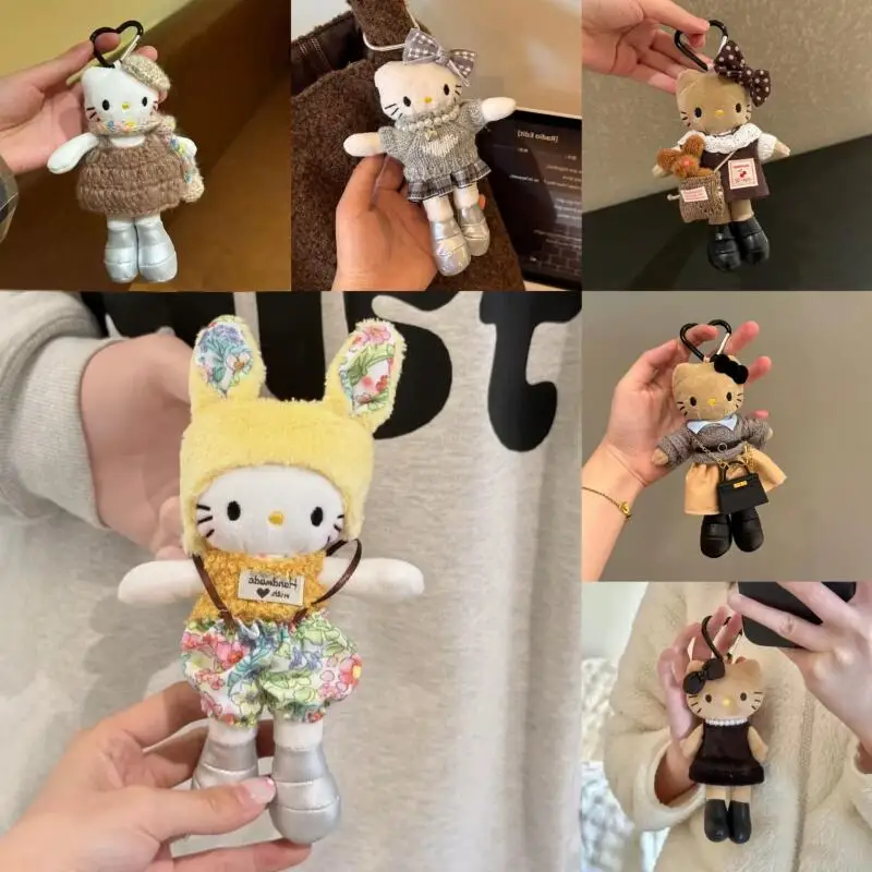 kawaii-long-legs-hellokitty-keychain-high-end-cute-plush-doll-mini-pendant-bag-decor-fashion-ornament-gift-for-young-ladies