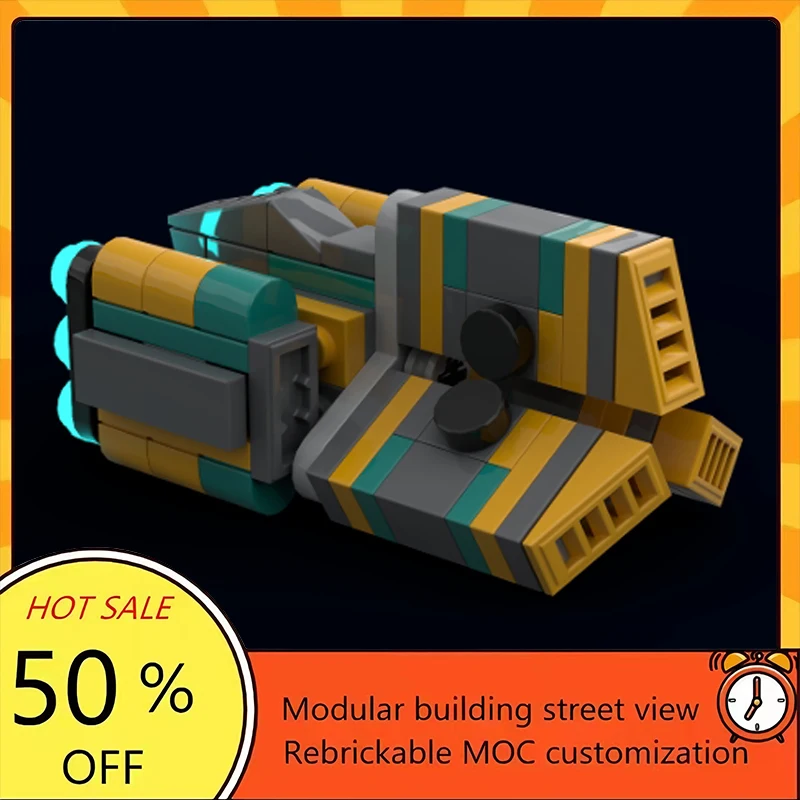 

98PCS Popular Space War Movie Model MOC Building Bricks Spaceship Modular Technology Gifts Holiday Assemble Children Toy Suit