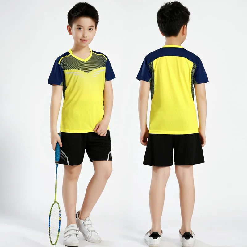 

Kids Cheap Badminton Shirt Shorts Set Tennis Jerseys Men Table Tennis Sets Women Badminton Jogging Sports Suits