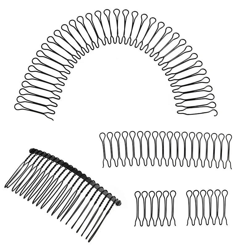 Invisible Broken Hair Hairpin Professional Styling Accessories Adult Tiara Tools Roll Curve Needle Bangs Fixed Insert Comb Women