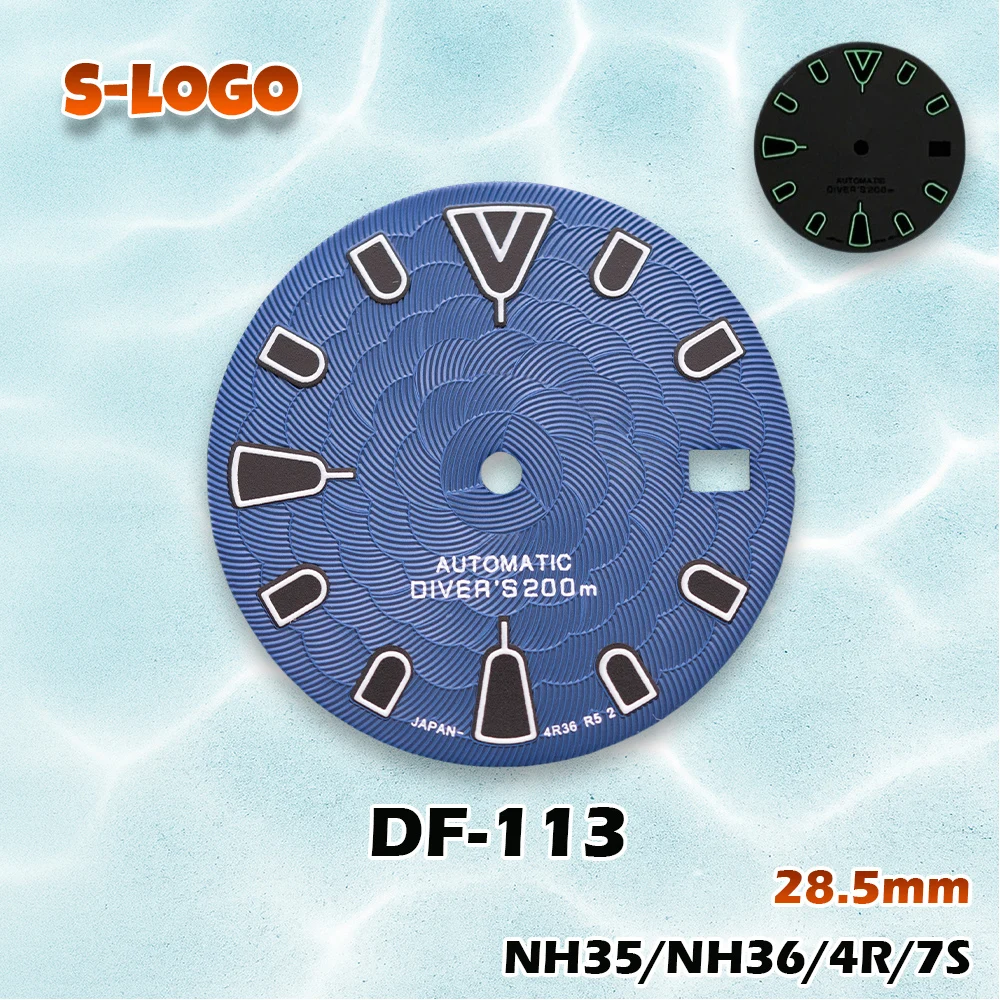 قرص لوتس متعدد الاستخدامات 28.5 ملم لـ NH35/NH36/4R/7S |   التوافق العالمي |   إكسسوارات تعديل ساعة رجالية عالية الجودة