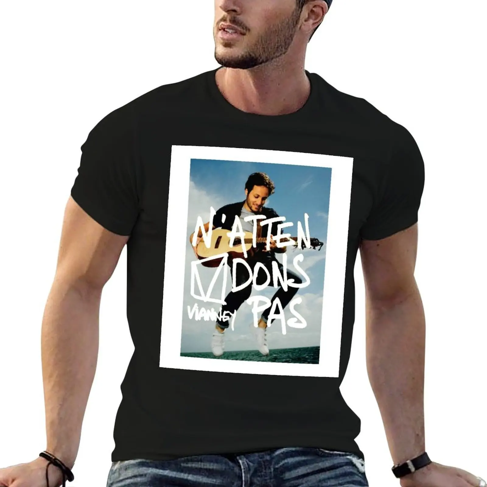 Camiseta VIANNEY, camisetas de algodón de alta calidad para hombre, camisetas de algodón de verano para hombre, camiseta 100% algodón