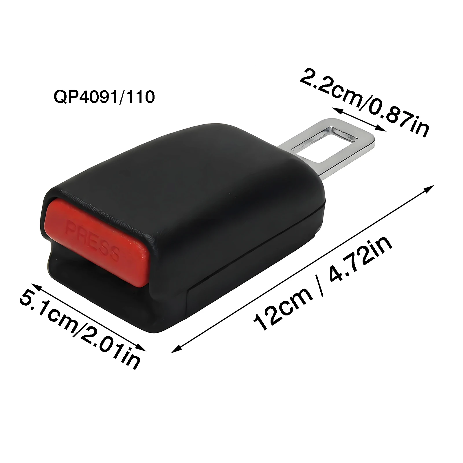 Autositzgurt-Schnalle, Sicherheitsgurt-Verlängerungsclip, Auto-Befestigungselemente, Schnallen-Zungenadapter, universell für Automobile – Detail 21