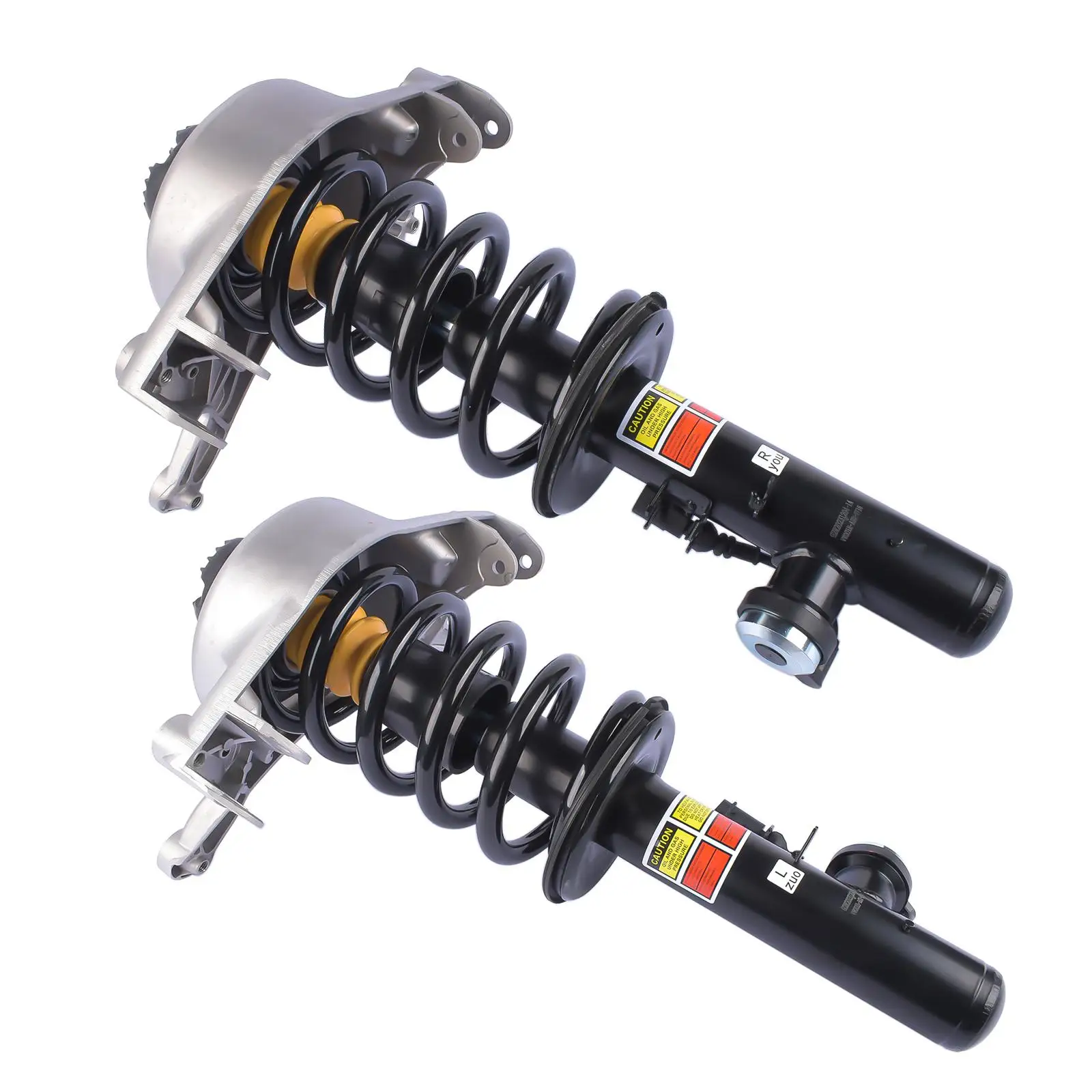 AP01 Pair Front Left+Right Electronic Shock Absorbers Assembly For Audi A4 A5 2.0