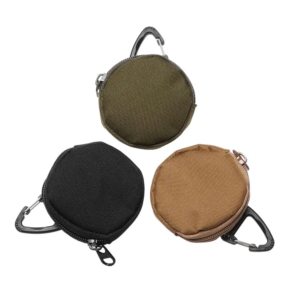 Portable Running Pouch Practical Earphone Bag Durable Outdoor Pouch With Hook Key Coin Purse Mini Pocket Camping Bag Travel Tool