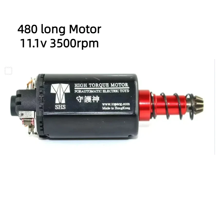 SIX 35000rpm High AEG Motor High Torqub Motor 11.1V 35000 Speed Motor long Axle Airsoft M16M4 jingji Sijun jiqu Jm AEG Motor