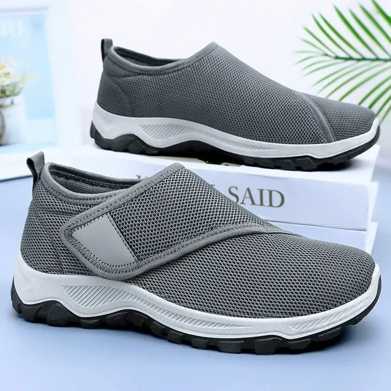 

Men Shoes Slip on Fashion Sneakers Male Sport Running Shoes Breathable Gym Training Walking Tennis Shoes Non Slip Workout Flats