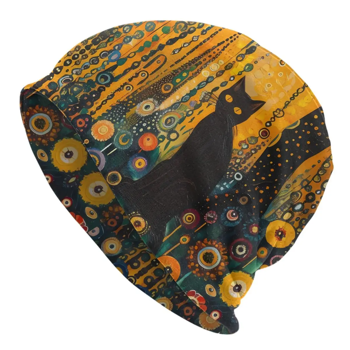 Gustav Klimt Painting Art Beanies Caps Hat Fashion Bonnet Hats Men