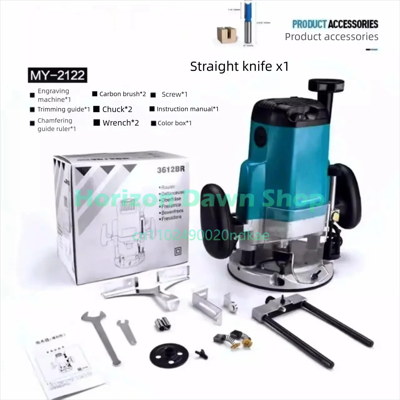 6-Speed Electric Angle Grinder 9000-22000RPM Multifunctional Grinder Router
