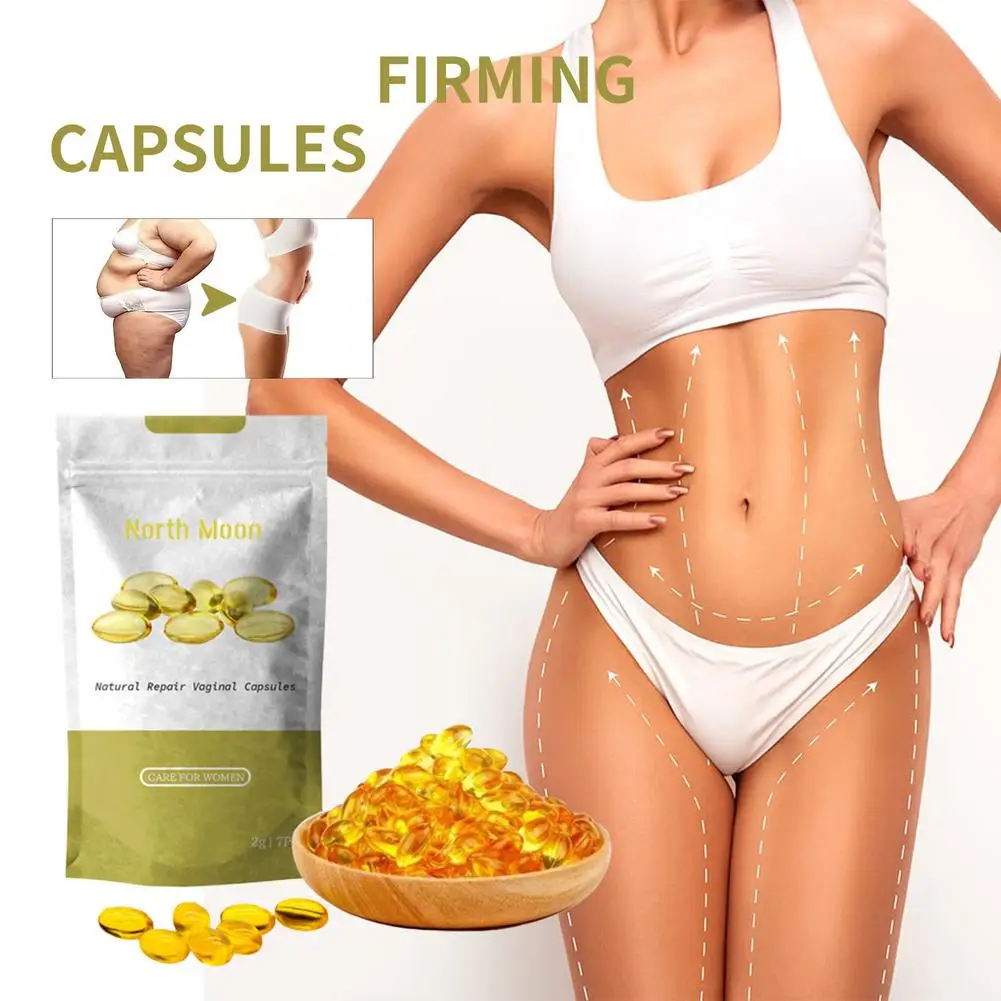 Detox Slimming Capsules Body Shaping Remove Cellulite Tightening Shrink Belly Tissue Fat Burning Lose Weight Anti-Itch Capsules