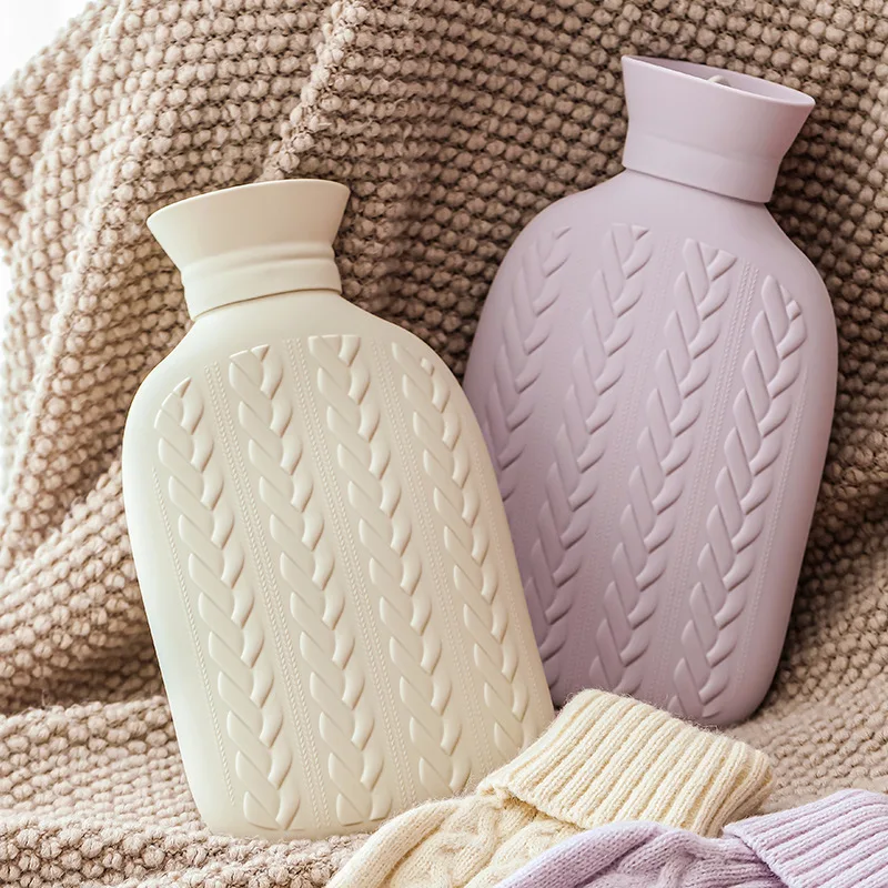 Hot Water Bottle Filled with Water and Thickened Explosion-proof for Female Students To Apply on Belly Quilt and Hand Warmer
