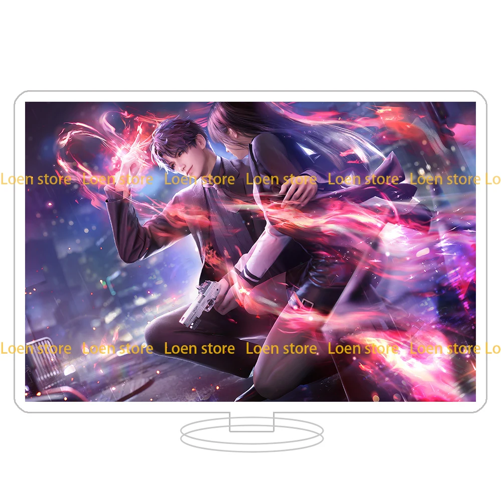 Loen Store Love And Deepspace XAVIER ZAYNE RAFAYEL SYLUS Virtual boyfriend HD acrylic stand keychain Girl gift desktop ornament