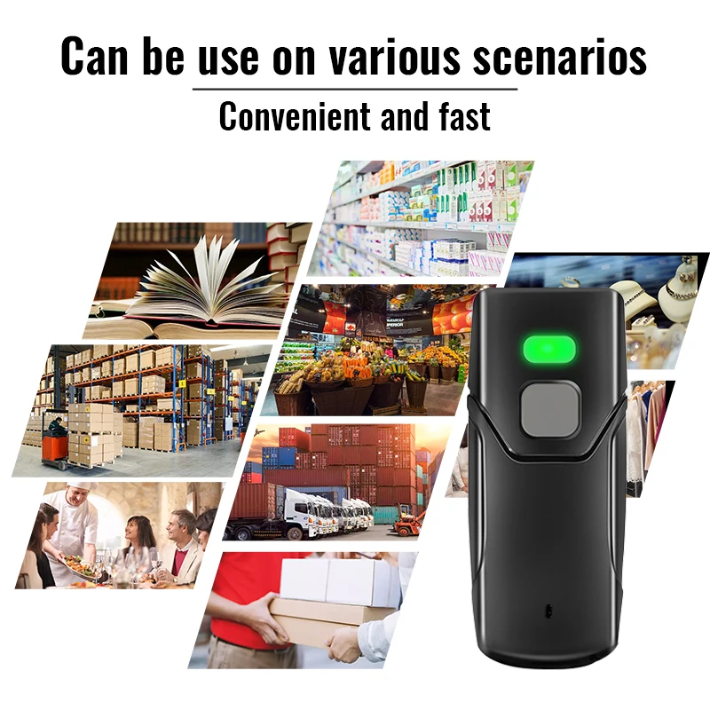 201H Portable Barcode Scanner Usb A4 Stock The Electronic Phone Can Be Repaired 32 Bit CMOS 120fps Black,white 640*480 2-year - view 5