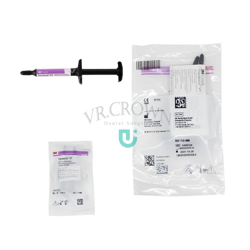 Transbond XT Unitek Light Cure Adhesive Paste for Orthodontic Bracket Transbond XT Adhesive Syringe Kit Unitek Transbond Resins