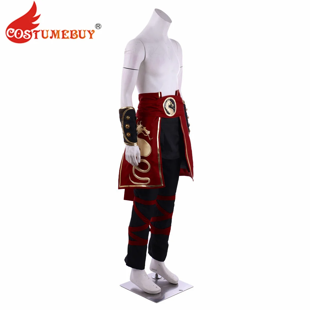 CostumeBuy Liu Kang Cosplay Costume Men's Liu Kang Pants Outfit with Headband Deluxe Game Suit