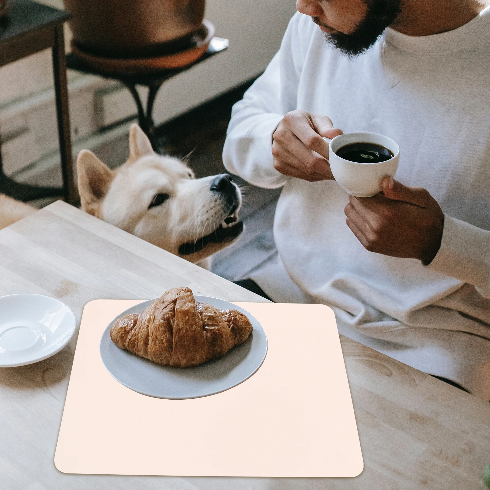 

Silicone Placemat Anti Skid Heat Insulation Pad Protective Table Mat Dish Mat Efficient Practical Place Mats Home Kitchen
