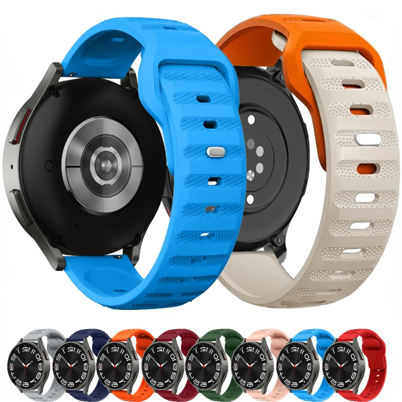 

20mm 22mm Silicone Strap for Huawei Watch 4/3 Pro GT3-2 Breathable Wristband Amazfit GTR4/GTS4/Stratos Samsung Watch 6/5/4 Band