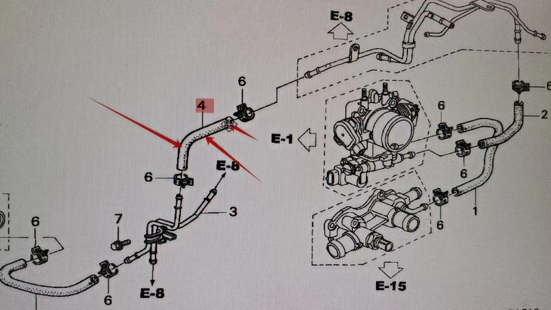 

19527-PWA-000 Шланг возврата охлаждающей жидкости — идеально подходит для моделей HONDA FIT GD1/GD3/GD6 и CITY GD6! 19527PWA000