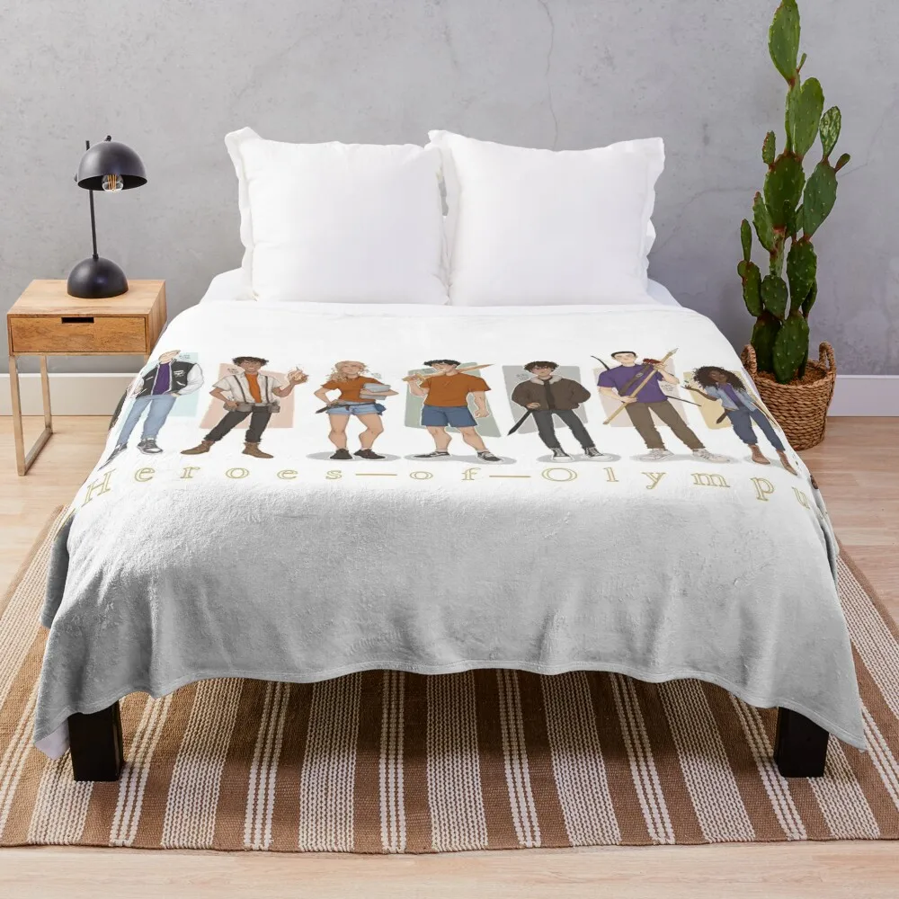 Heroes of Olympus Throw Blanket Retros Beautifuls heavy to sleep Personalized Gift for babies Blankets