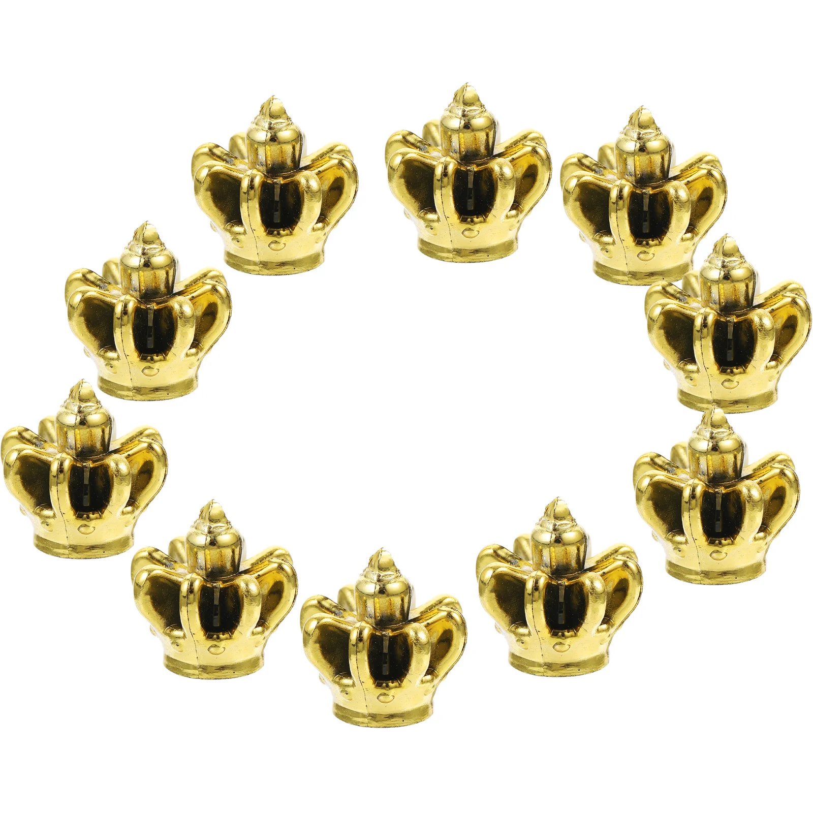 10 ciondoli creativi a forma di corona per accessori di gioielli fai da te, perline a forma delicata, decorazione regalo ideale per gli amici amanti