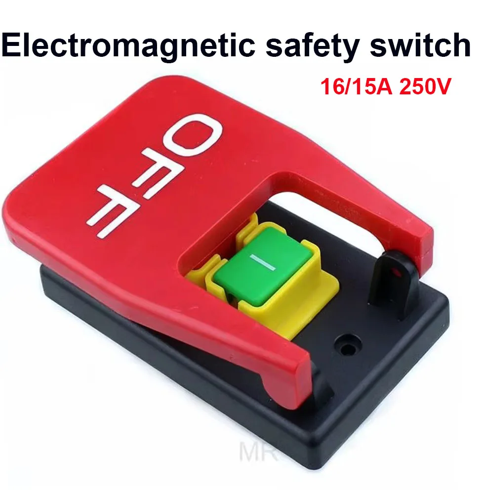 KJD17B 220V-240V 16A 5E4 electromagnetic safety switch with emergency stop cover