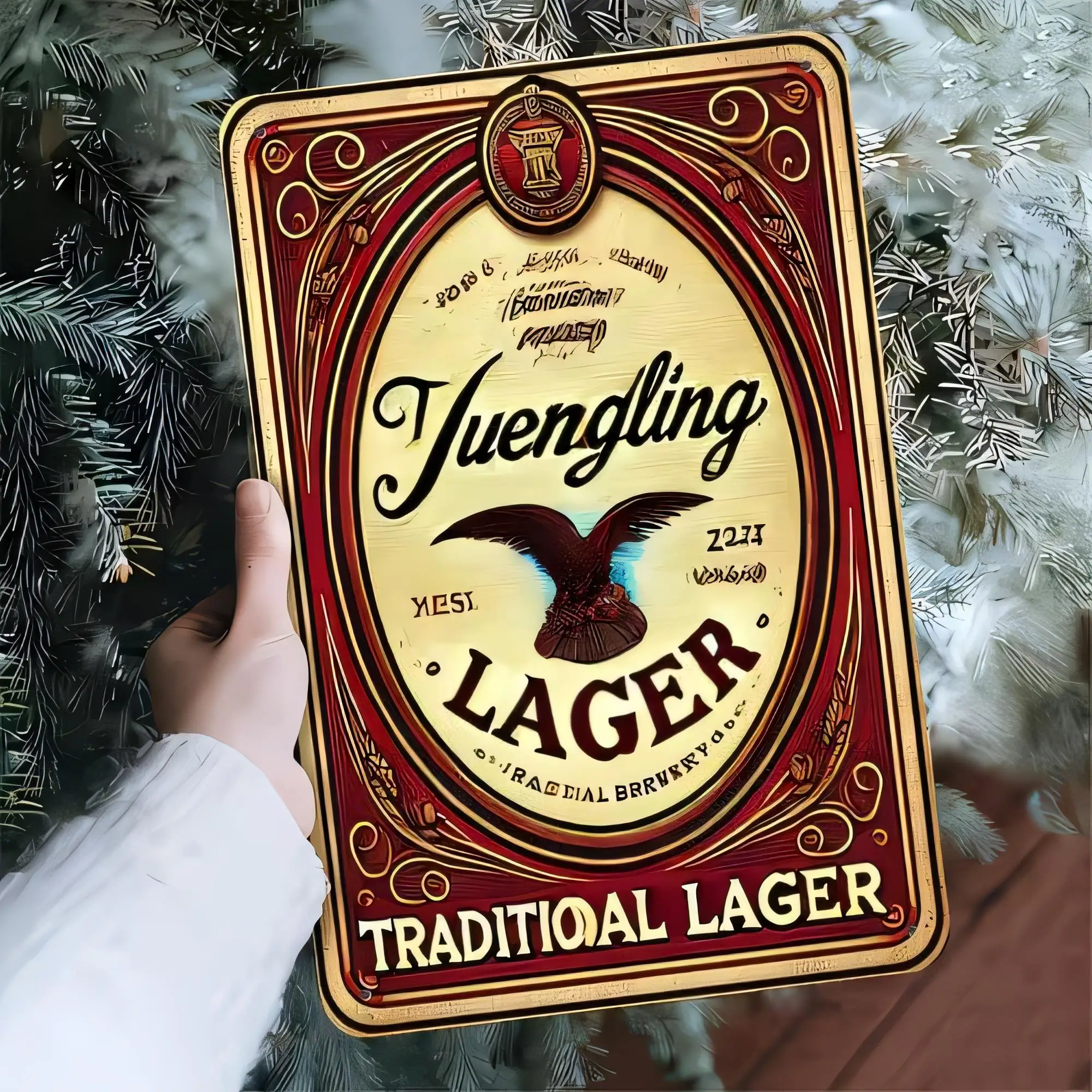 Tin Sign Tuengling Lager Traditional Beer Vintage Metal Wall Decor Plaque for Man Cave Bar Pub Home Wall Art Retro Industrial Ru