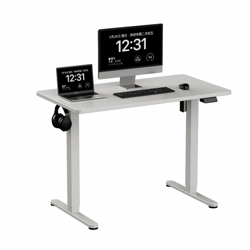 custom.Modern Design Automatic Standing Frame Height Adjustable Office Desk Office Building or Bedroom Use