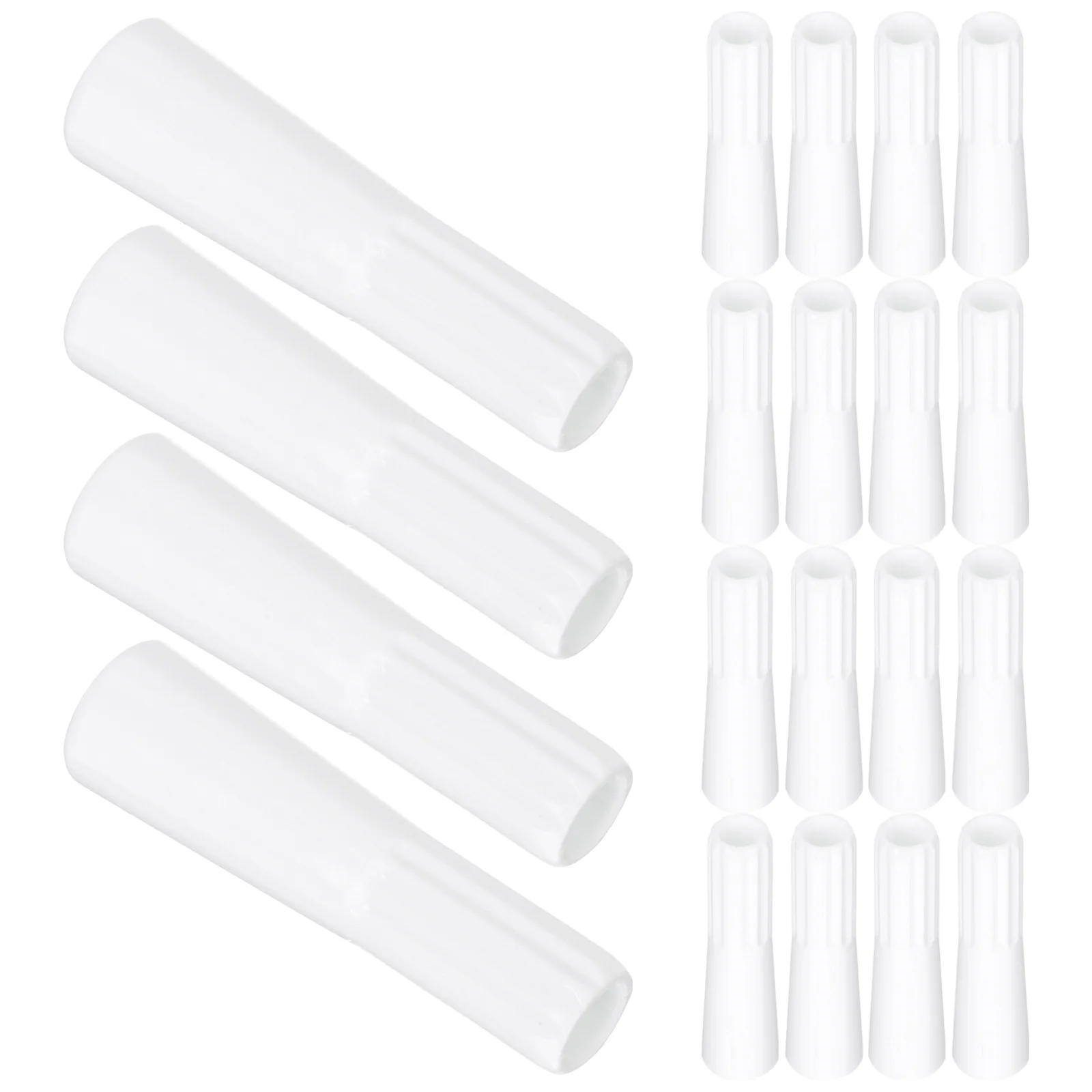 

20Pcs White Blind Wand Handle Replacement Parts Universal Plastic Rod Handle for Vertical Horizontal Blinds Window Opener Pole