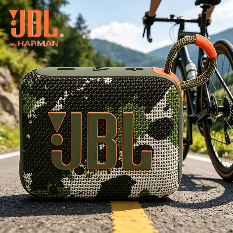 

JBL GO4 Music Gold Brick Fourth Generation Wireless Bluetooth Speaker Outdoor Portable Dustproof Waterproof Mini Speaker