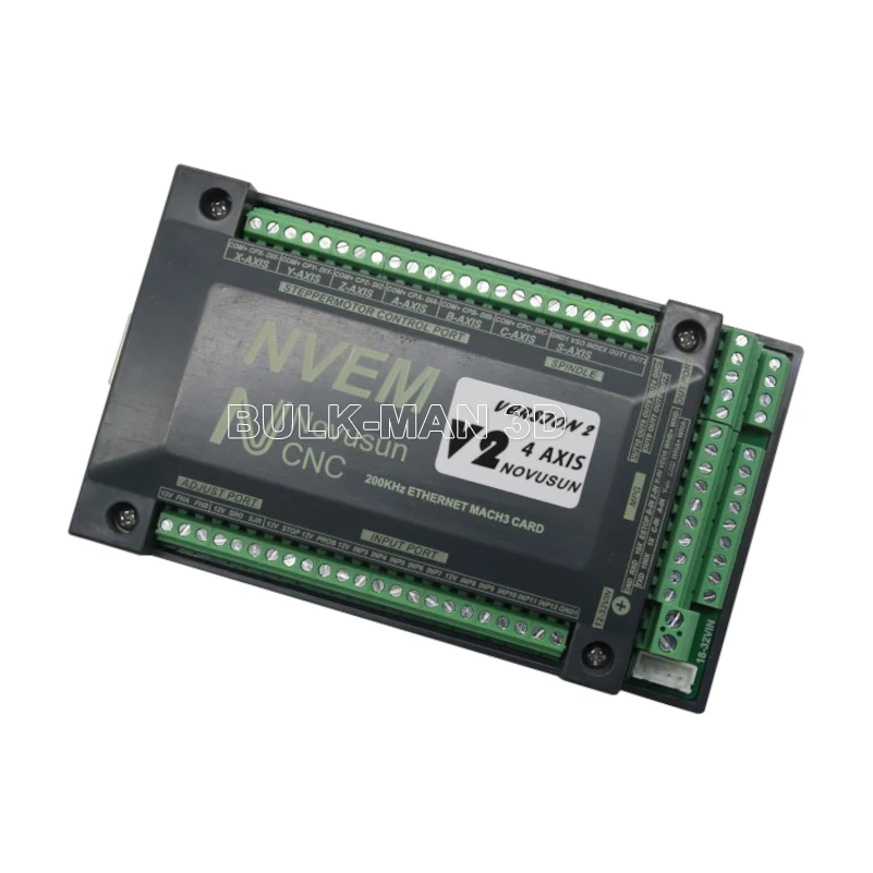 Tarjeta controladora NVEM Mach3, interfaz de puerto Ethernet de 3/4/5/6 ejes, controlador de movimiento CNC para enrutador CNC