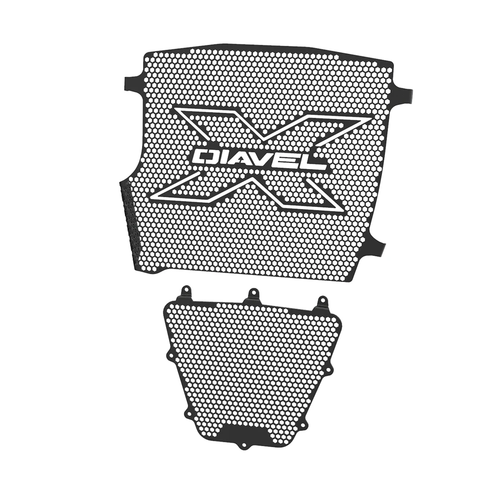 

For Ducati XDiavel S Dark Black Star 2016- 2023 2022 2024 Motorcycle Radiator Grille Guard & Oil Cooler Guard Cover Protection