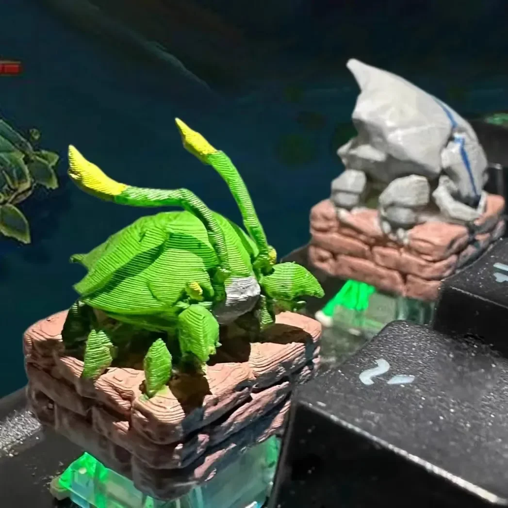 DIY Keycaps para Teclado Mecânico, Creative Keycaps, Original, personalizado, 3-Dimensional, PC, Acessórios Gamer, Presentes, 1 Chave