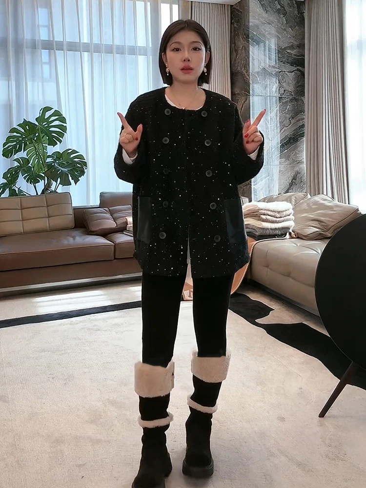 

Длинный пух Jaet 95, белое гусиное перо Tfeta, лоскутное шитье с пайетками, MEQA345 от Private Collection Old Yang