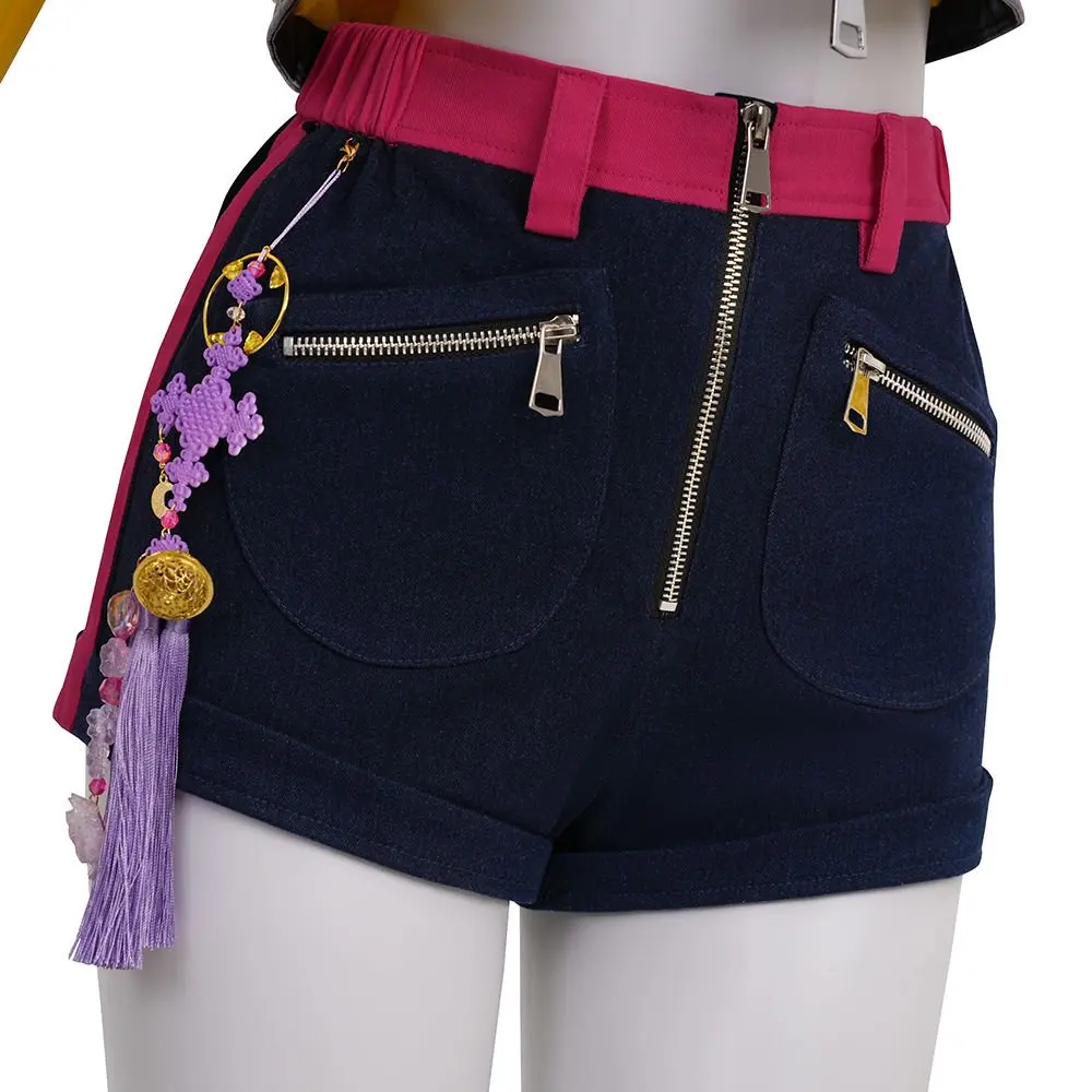 IN STOCK Rumi Zoey Mira Cosplay Costume Kpop Demon Hunters Cosplay【XS-3XL】DokiDoki-N Huntrix Rumi Cosplay Wig Costume