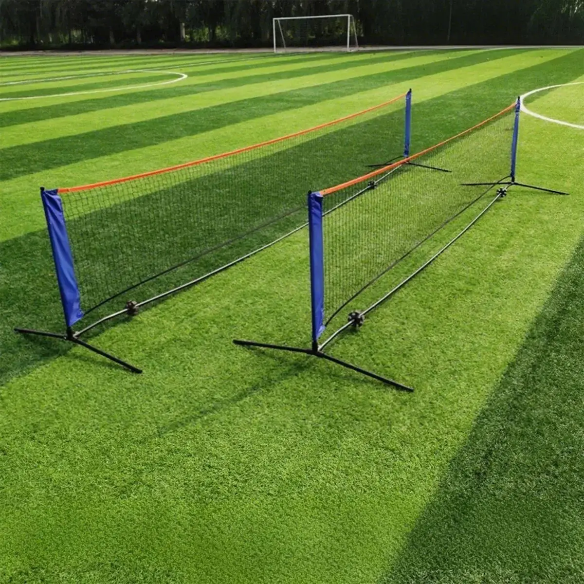 

Портативная прочная теннисная сетка для игры на заднем дворе, для любительских тренировок, для использования в помещении и на улице, всепогодная, для кортов. Способствует продажам.