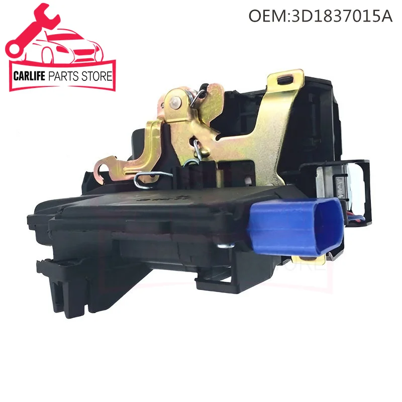 3D1837015A Front Passenger Left Side Door Lock Actuator for VW Caddy Golf Jetta Touran Touareg Skoda Octavia Seat Altea Toledo