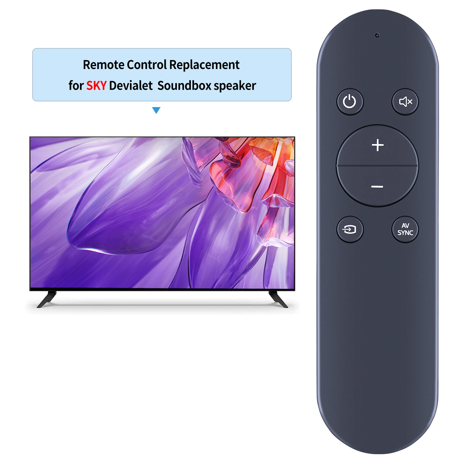New Remote Control Fit For Sky devialet Soundbox speaker SC070 URC169000-00R00