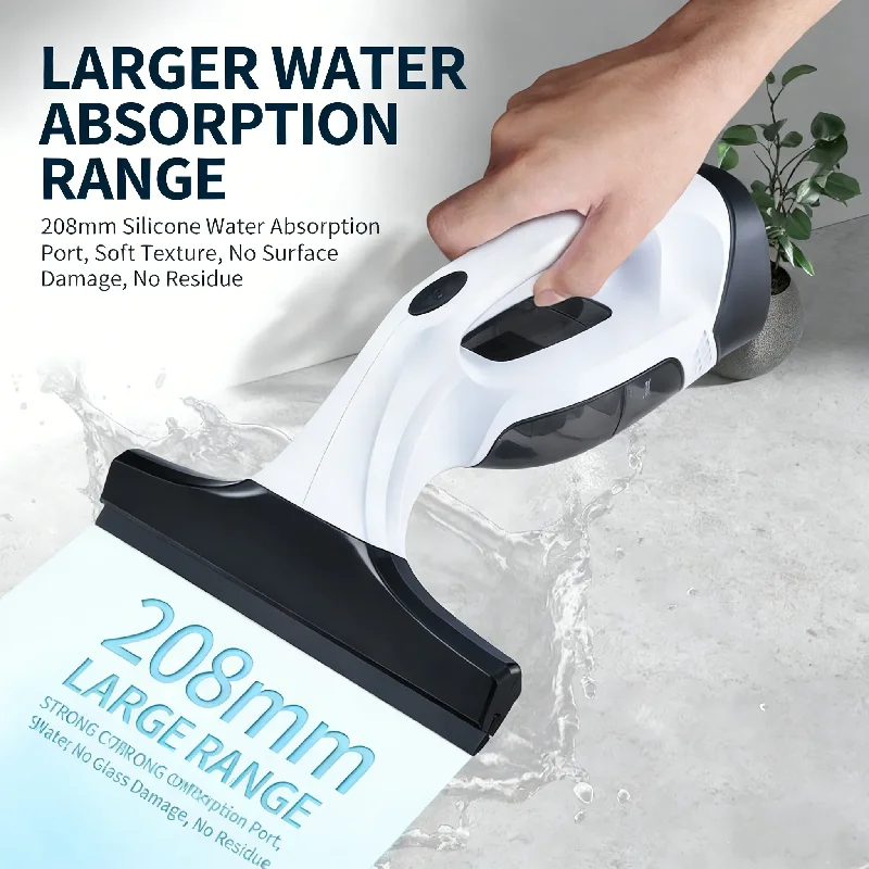 Glass Wiper Three-in-one Window Cleaning Tool Kit Kitchen Wall Desktop Cleaning Scraper Strong Suction Window Cleaning Machine